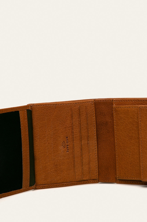 Strellson - Δερμάτινο πορτοφόλι 4010002743.703 καφέ SS20