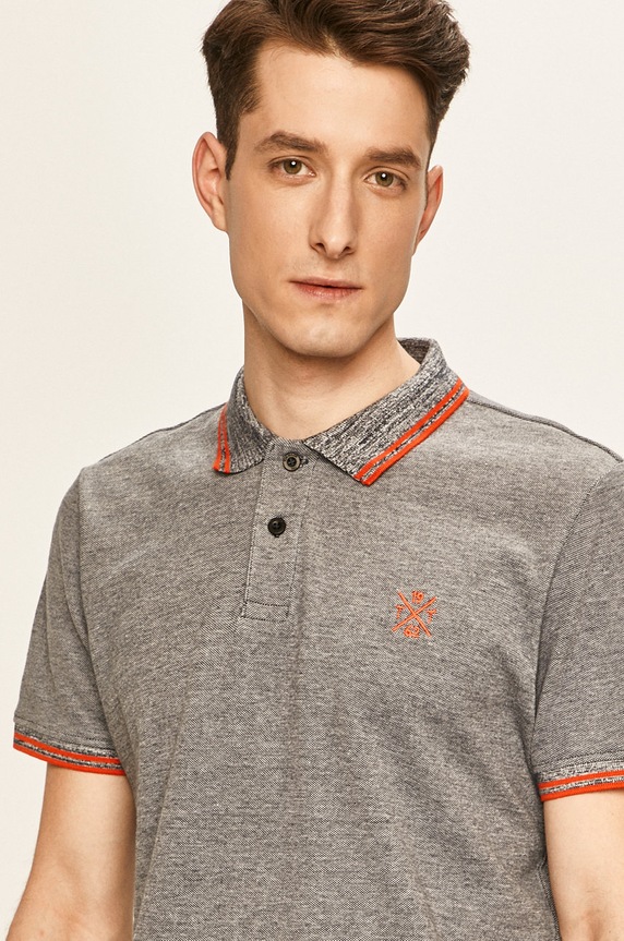 Tom Tailor Denim - Polo tričko námořnická modř 1016150