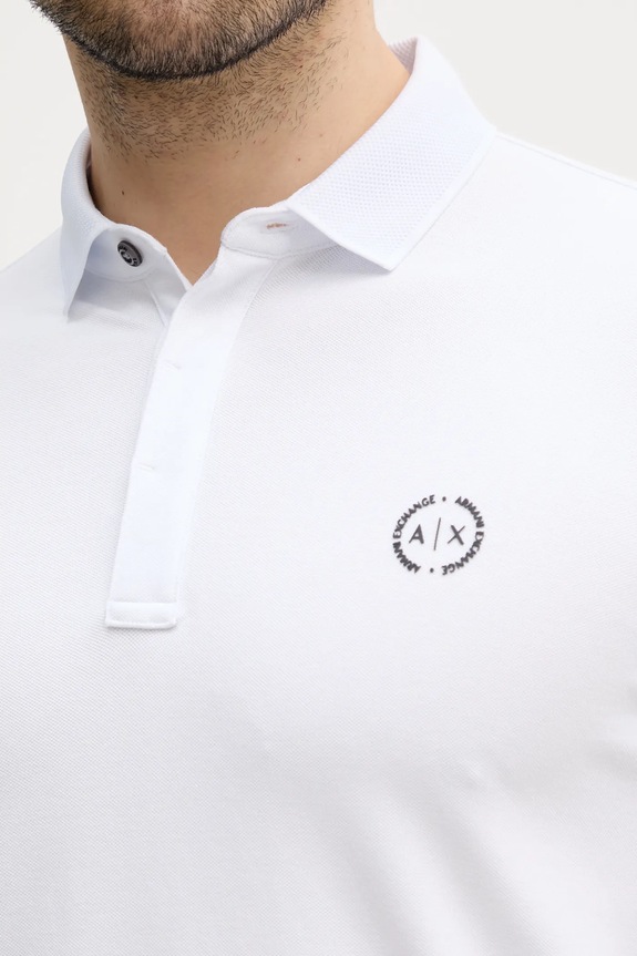 Armani Exchange - Poló 8NZF91.ZJ81Z.NOS fehér