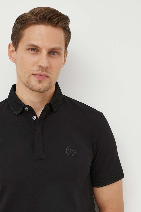 Armani Exchange – Polo czarny 8NZF91.ZJ81Z.NOS