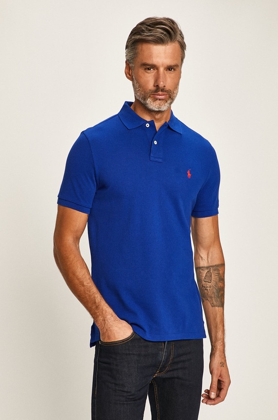 Polo Ralph Lauren - Поло хлопок голубой 710782592010