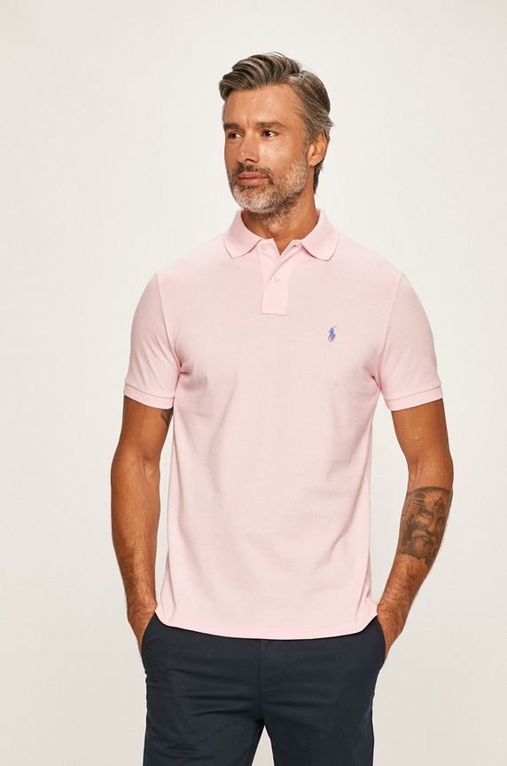Polo Ralph Lauren - Poló 710782592033 rózsaszín AA00