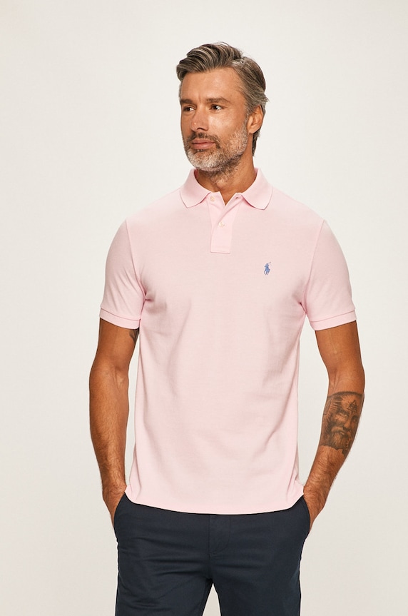 Polo Ralph Lauren - Poló 710782592033 rózsaszín AA00