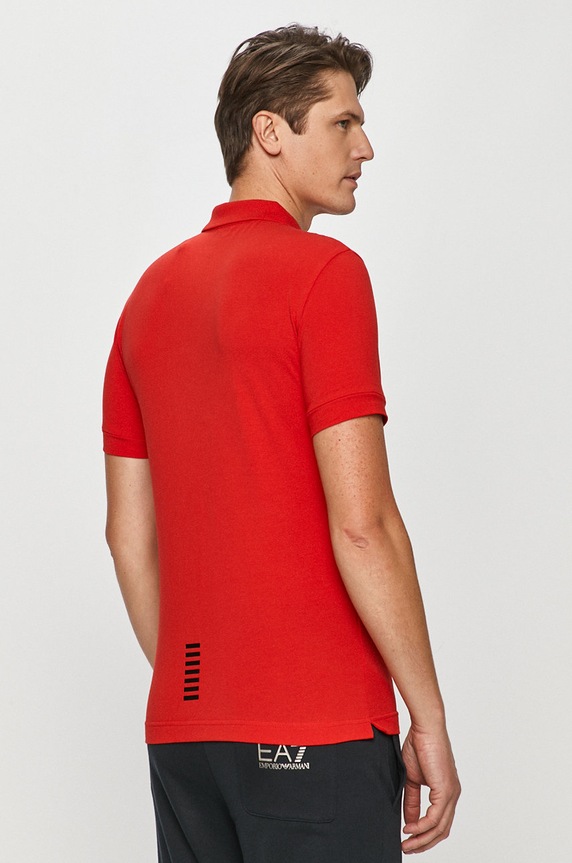 Odjeća Polo majica EA7 Emporio Armani 8NPF04.PJM5Z crvena