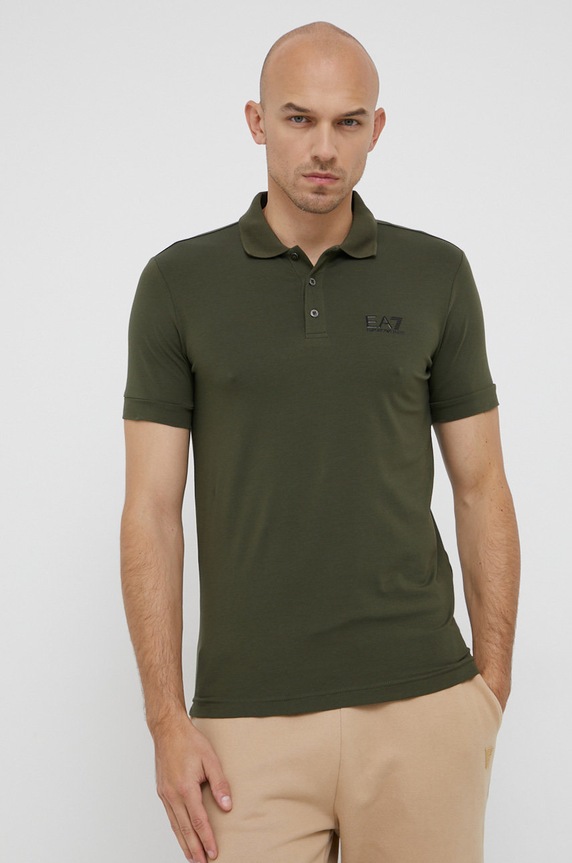 EA7 Emporio Armani Polo 8NPF04.PJM5Z 8NPF04.PJM5Z zielony AA00