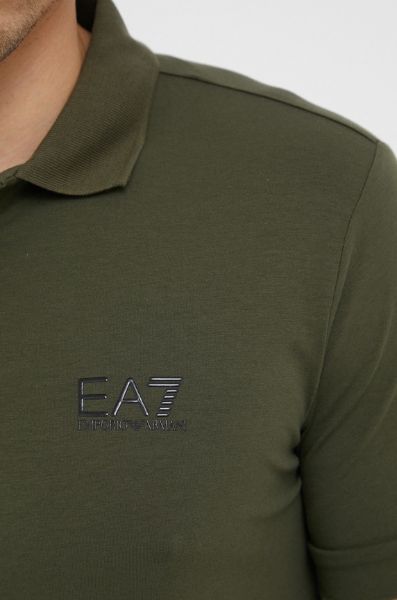 EA7 Emporio Armani Polo 8NPF04.PJM5Z 8NPF04.PJM5Z zielony