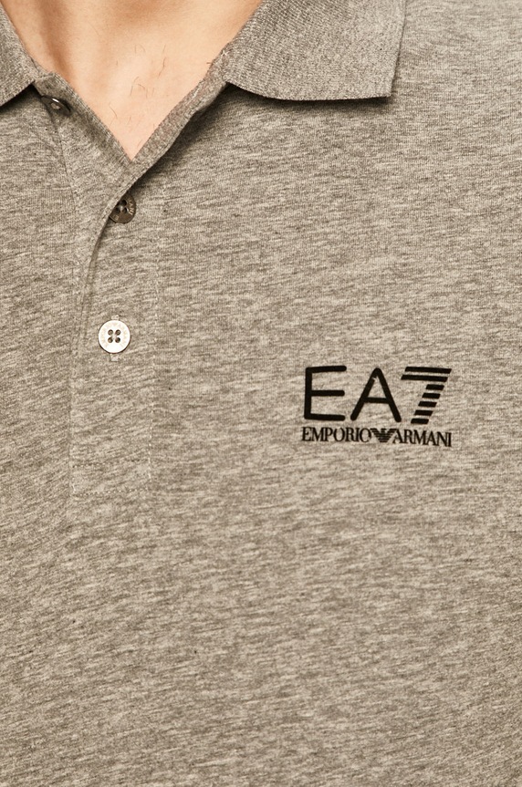 Polo majica EA7 Emporio Armani 8NPF04.PJM5Z siva