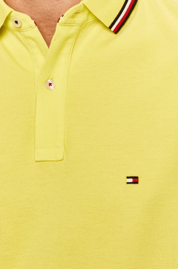 Tommy Hilfiger - Πόλο MW0MW13080 κίτρινο