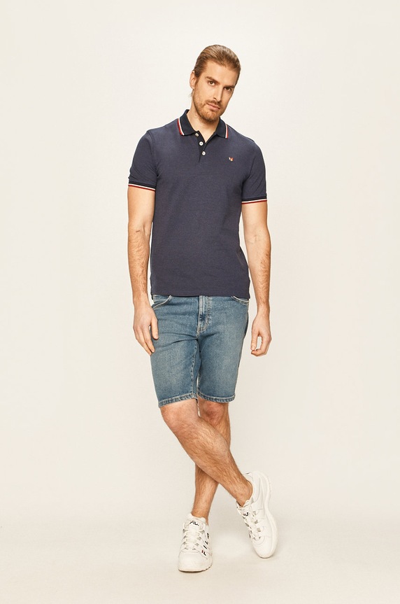 Premium by Jack&Jones - Polo 12169064 granatowy AA00
