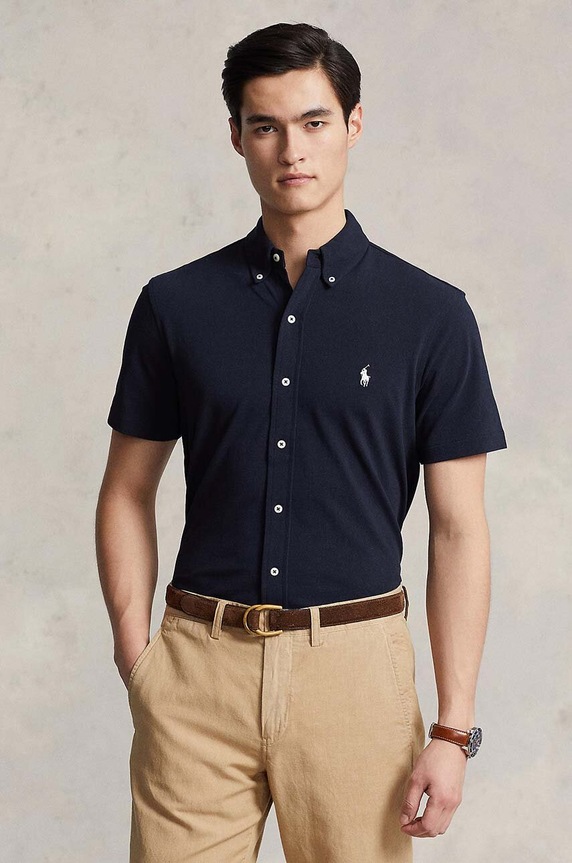 Polo Ralph Lauren - Ing pamut sötétkék 710798291001