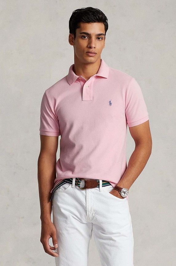 Polo Ralph Lauren - Polo 710795080004 bawełna różowy 710795080004