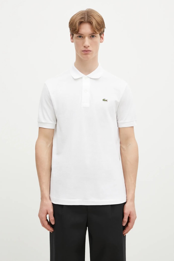 Lacoste polo semplice bianco L1212....