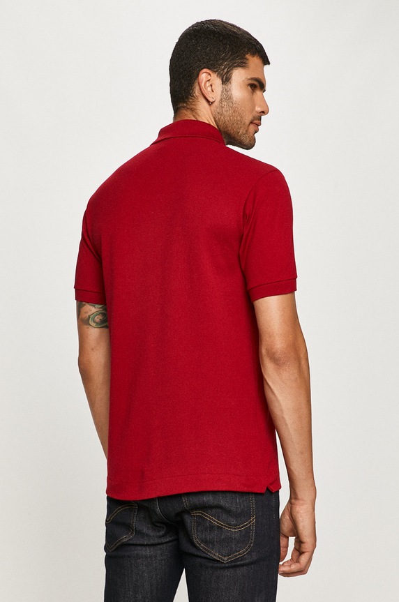 Odzież Lacoste - Polo L1212.... L1212.... bordowy