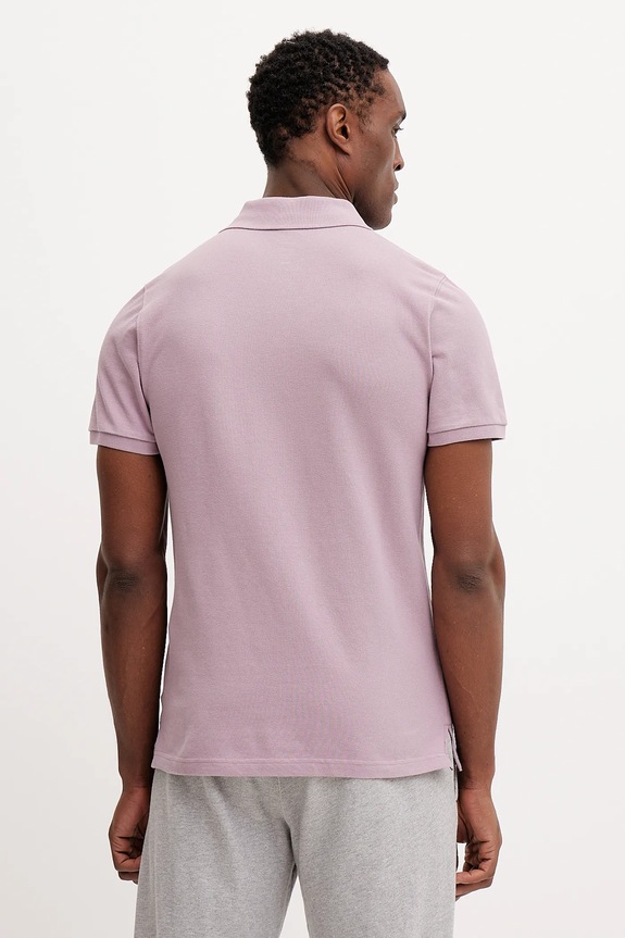 Ρούχα Βαμβακερό μπλουζάκι πόλο Helly Hansen 33980 ροζ