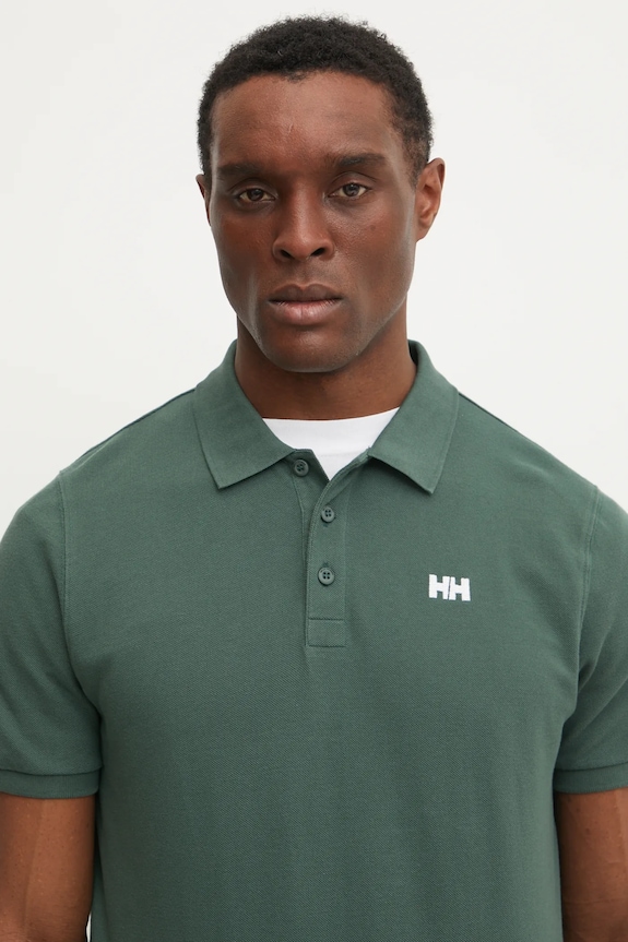 Îmbrăcăminte Helly Hansen polo de bumbac 33980 verde