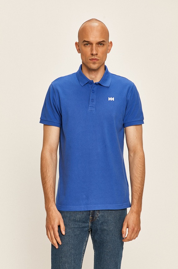 Helly Hansen - Polo bawełna niebieski 33980
