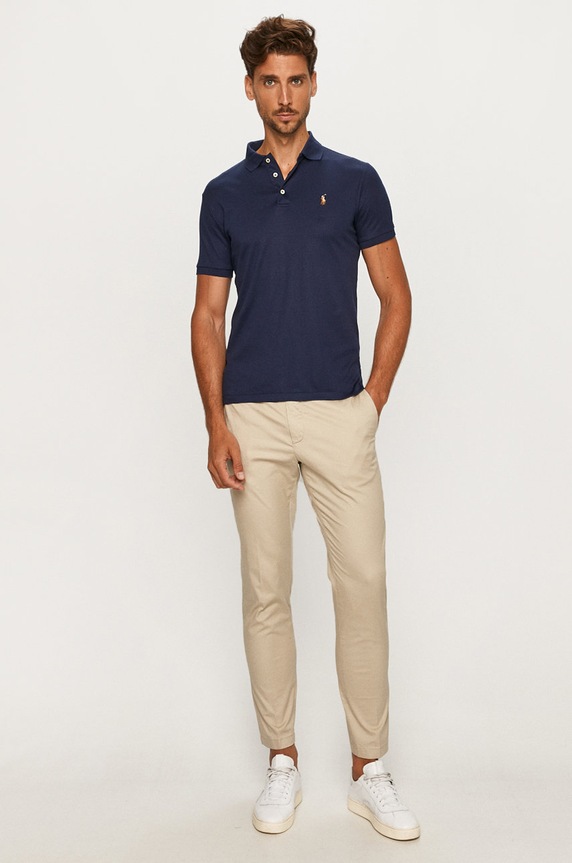 Polo Ralph Lauren - Polo tričko 710713130006 tmavomodrá SS20