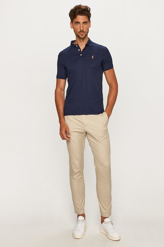 Polo Ralph Lauren - Polo tričko 710713130006 tmavomodrá SS20