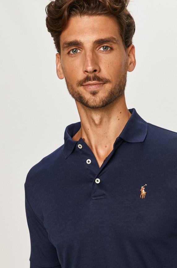 Polo Ralph Lauren - Polo tričko tmavomodrá 710713130006