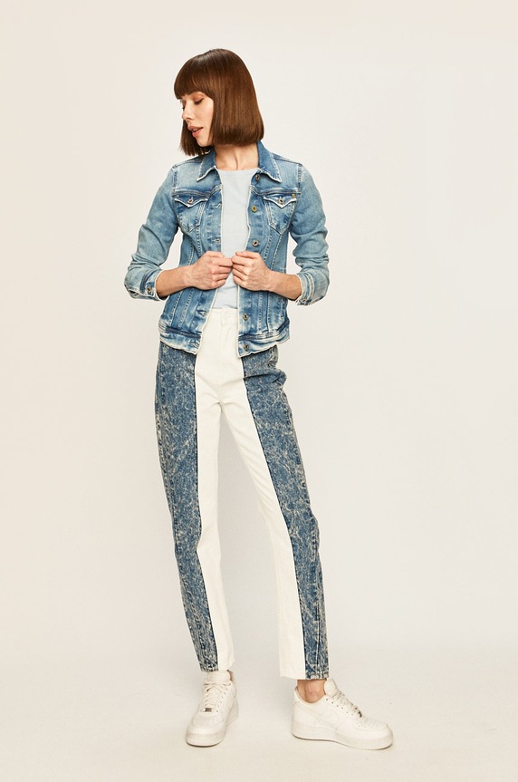 Desigual - Jeansi 20SWDD11 bleumarin SS20