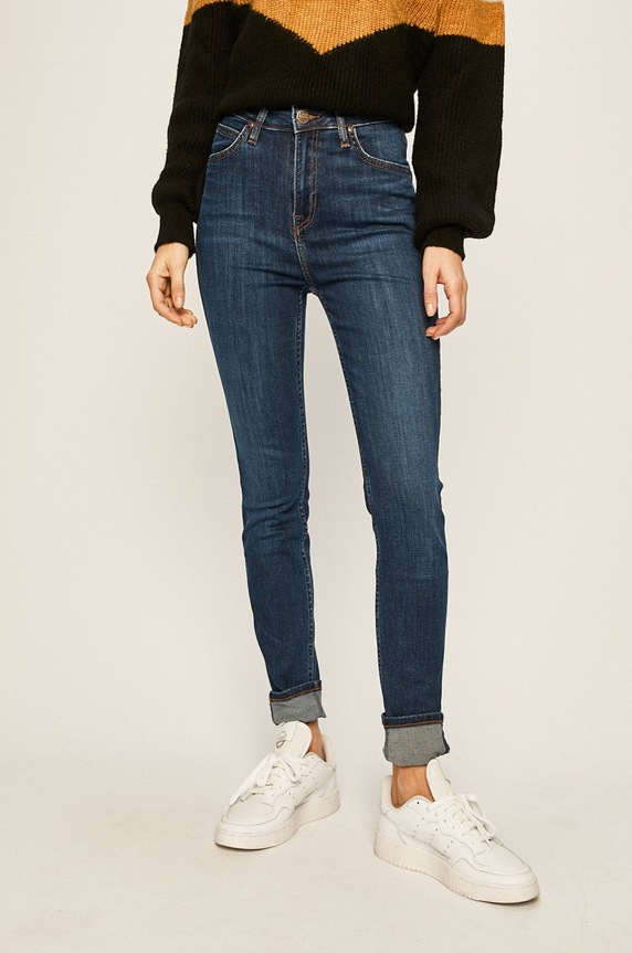 Lee - Jeansy Ivy granatowy L32EMOHW