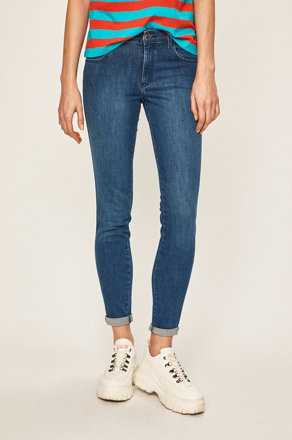 Wrangler - Jeansy Body Bespoke niebieski W28KWY116