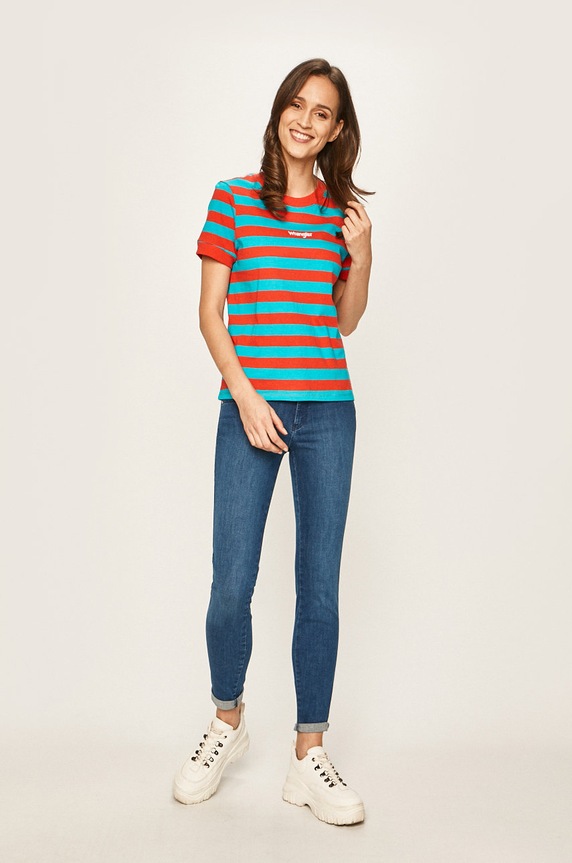 Wrangler - Jeansy Body Bespoke W28KWY116 niebieski AA00