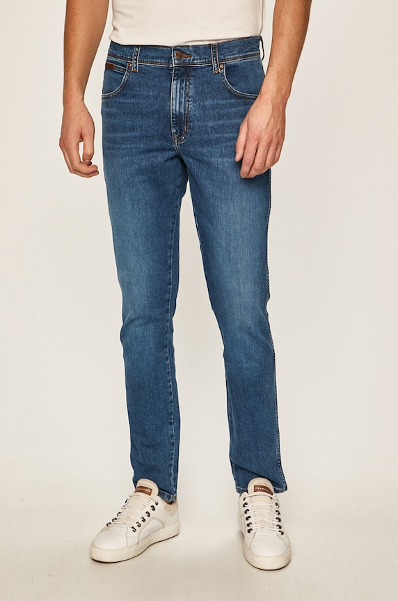 Wrangler - Jeansy Texas niebieski W12ST112E