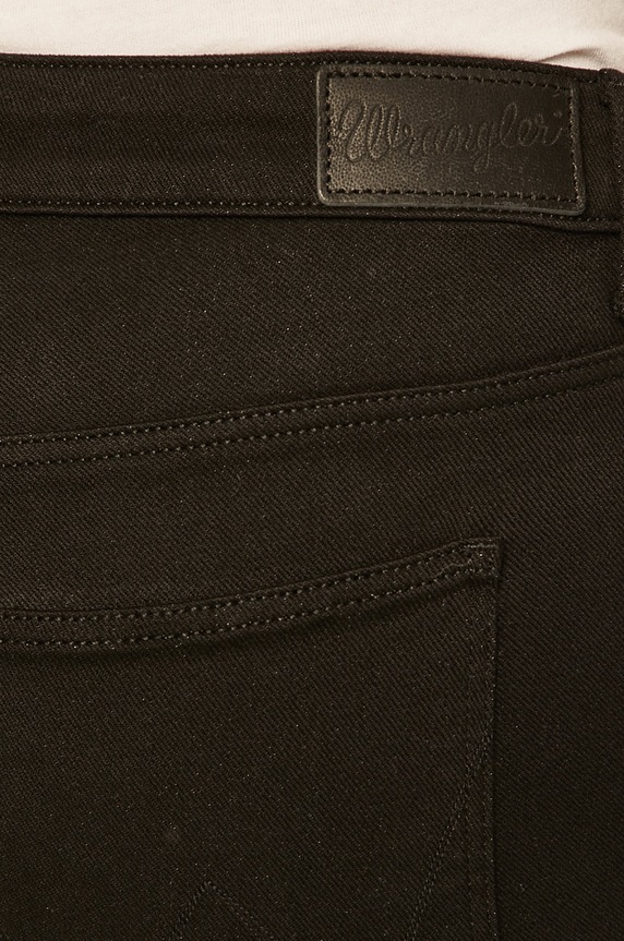 Wrangler jeansy Skinny Crop Black czarny W28MJT100