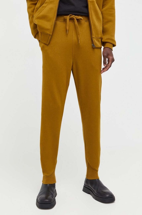 G-Star pantaloni de trening Premium core type c tricotaj verde D15653.C235