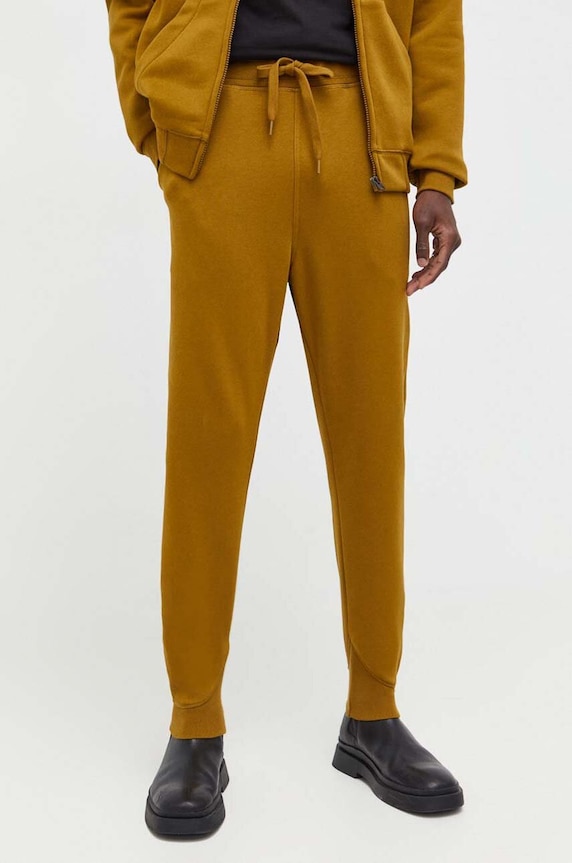 G-Star pantaloni de trening Premium core type c tricotaj verde D15653.C235