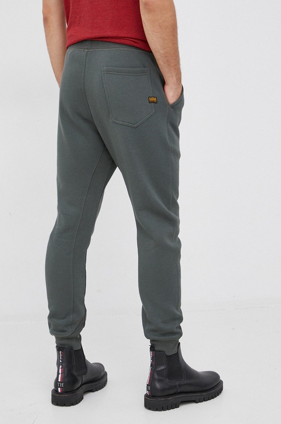 Odzież G-Star spodnie dresowe Premium core type c D15653.C235 zielony
