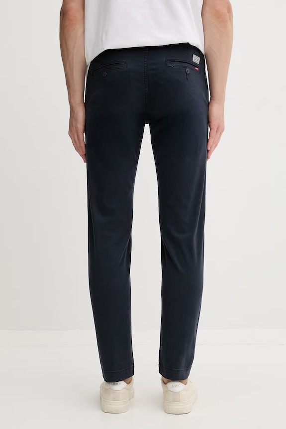 Abbigliamento Levi's pantaloni chinos da uomo in cotone con elastan XX CHINO STD II 17196.0016 blu navy