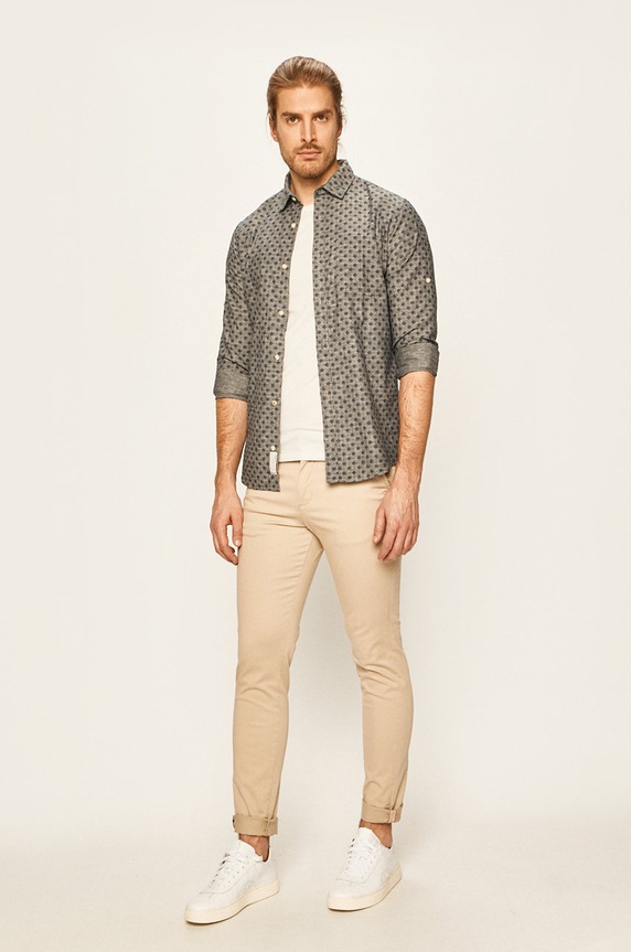 Jack & Jones - Spodnie 12153593 beżowy AA00