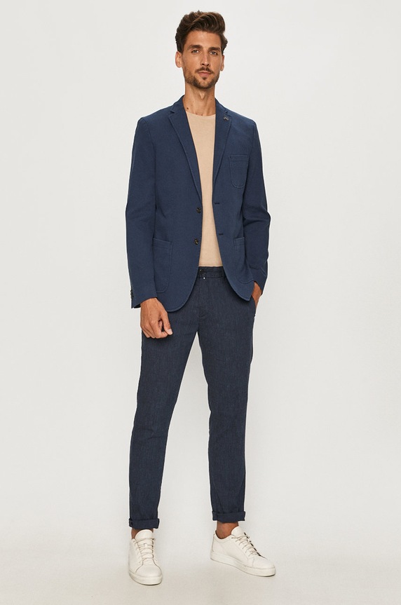 Marc O'Polo - Kalhoty 024133410196 námořnická modř SS20