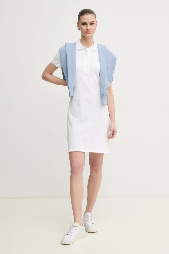 Lacoste Sukienka EF5473 EF5473 biały SS26