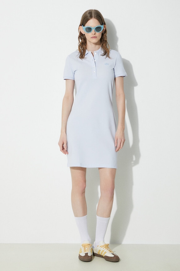 Šaty Lacoste modrá EF5473