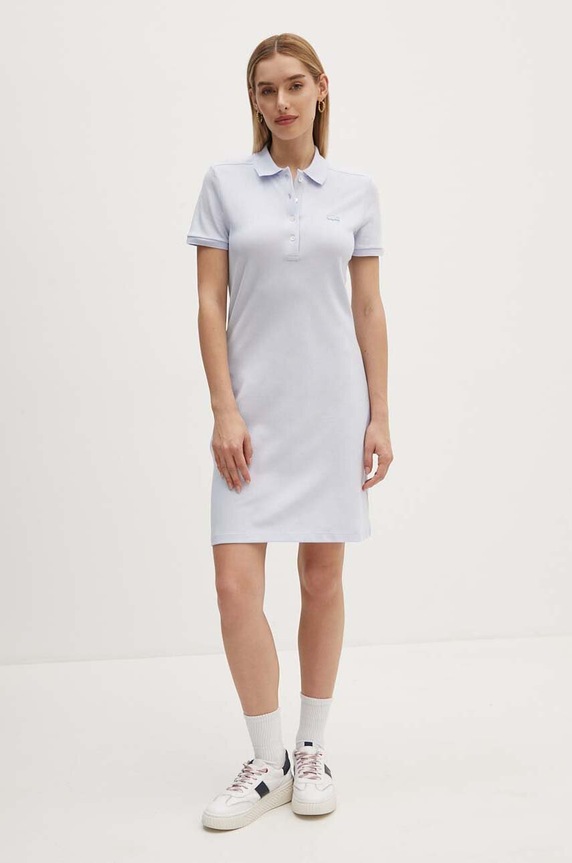 Lacoste vestito EF5473 blu SS26
