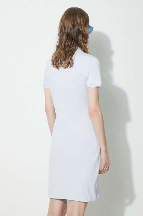 Šaty Lacoste EF5473 modrá SS26