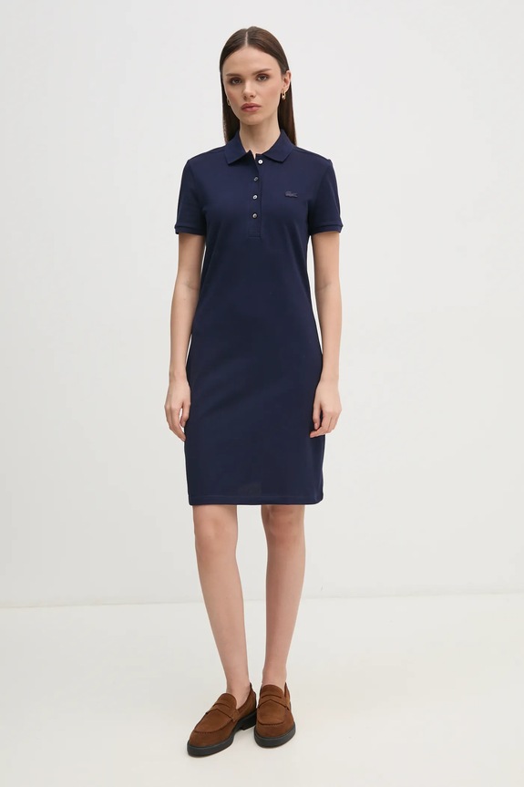 Lacoste Sukienka EF5473 EF5473 granatowy SS26