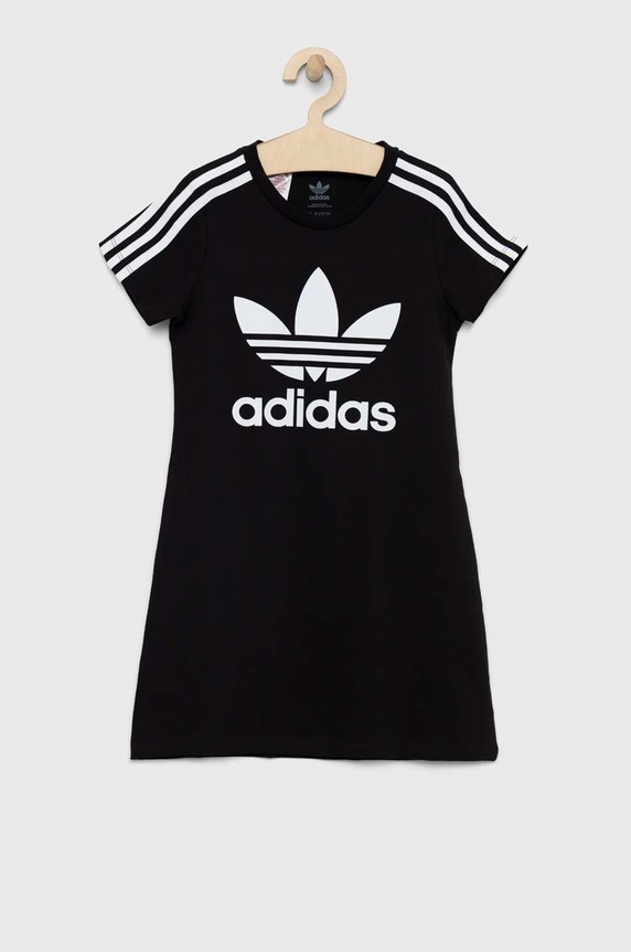 adidas Originals sukienka dziecięca pozostałe czarny FM5653