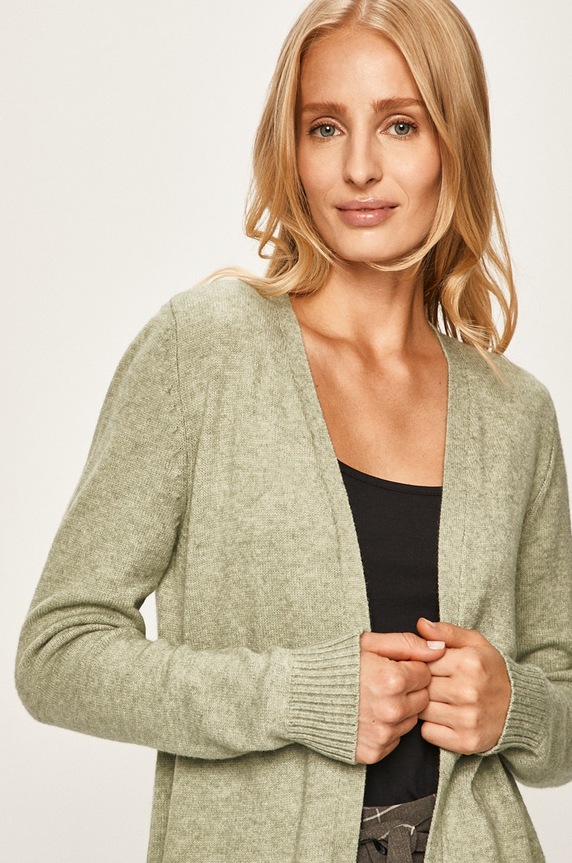 Only - Kardigan zielony 15174274