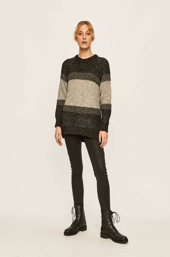 Tommy Hilfiger - Pulover WW0WW26542 negru SS20