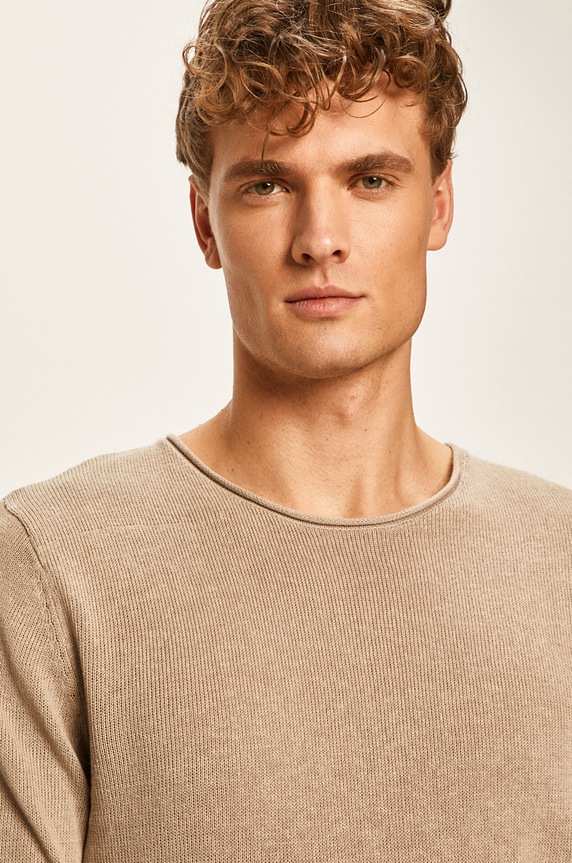 Premium by Jack&Jones - Sweter beżowy 12137548