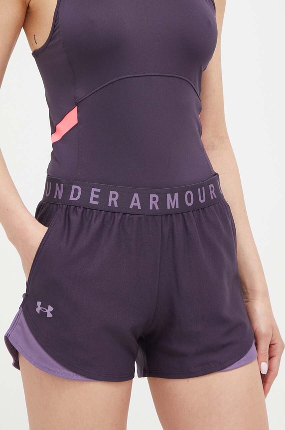 Under Armour edzős rövidnadrág Play Up 3.0 1344552 lila AW24