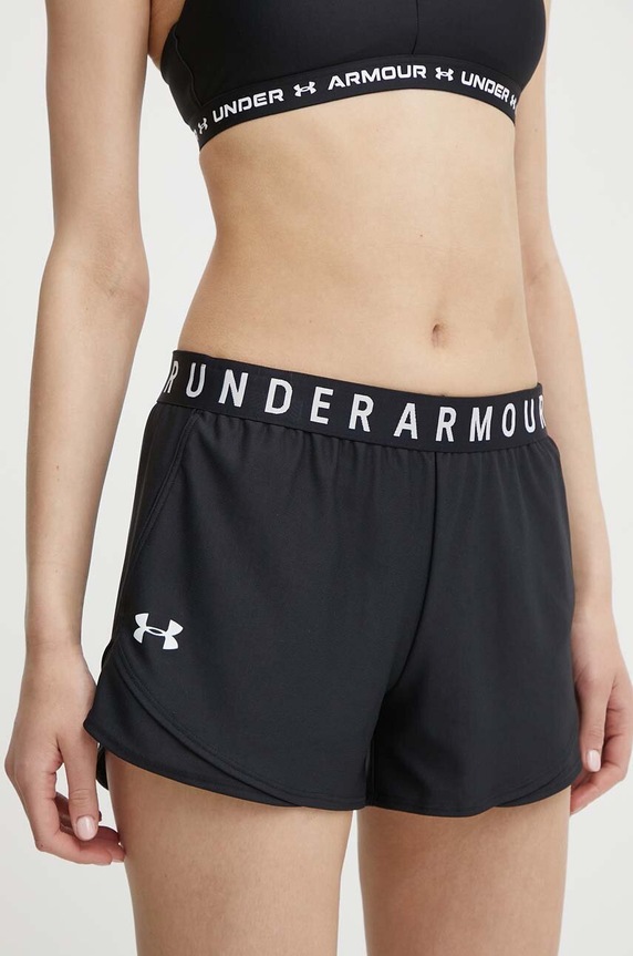 Under Armour szorty treningowe Play Up 3.0 dzianina czarny 1344552