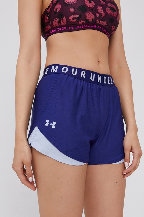 Under Armour szorty treningowe Play Up 3.0 dzianina granatowy 1344552