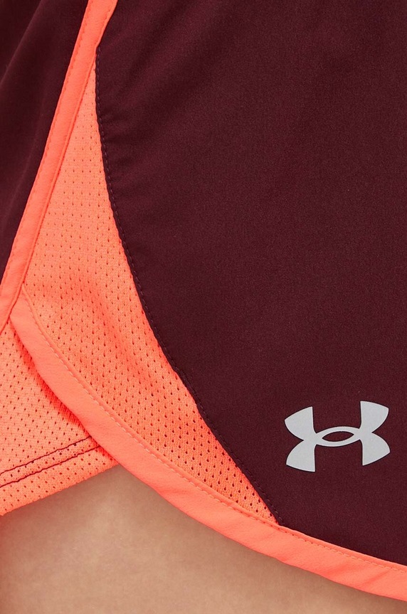 Under Armour pantaloni scurți de alergare Fly-By 2.0 burgundia 1350196