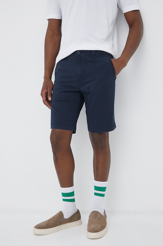 Levi's szorty z elastanem granatowy 17202.0009