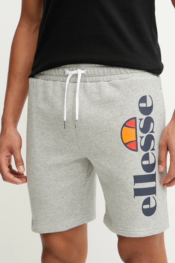 Kratke hlače Ellesse Bossini Fleece Short print siva SHS08748